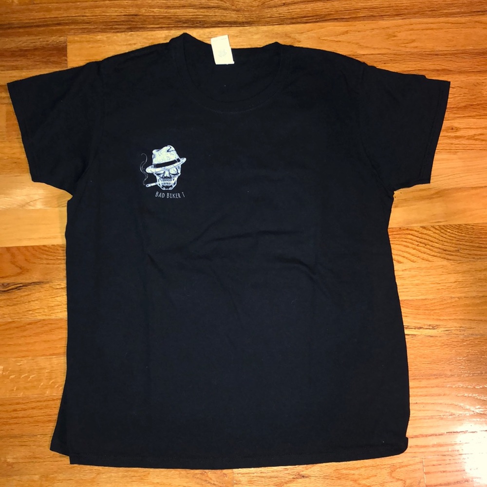 BAD BIKER USA MENS T SHIRT SIZE LARGE EXCELLENT